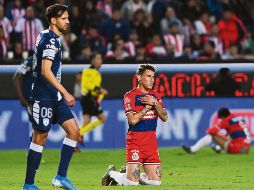 DEBUT ROJIBLANCO. El lateral izquierdo jugó 18 minutos contra Pachuca como volante por esa zona, y generó varias llegadas de gol, pero sin suerte. IMAGO7