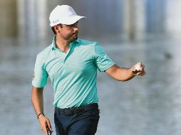 Cerca. Abraham Ancer cerró su participación en el American Express con una ronda de 63 golpes, suficiente para ubicarse en el segundo sitio del certamen. AFP © S. Dykes