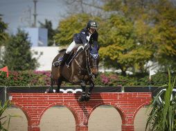 Triunfador. Juan Carlos Martín del Campo se llevó el Gran Premio con obstáculos a 1.50 metros de altura al hacer binomio con “Paddington 92”, en el cierre de la primera semana de la Triple Copa Scappino. El Informador • F. Atilano