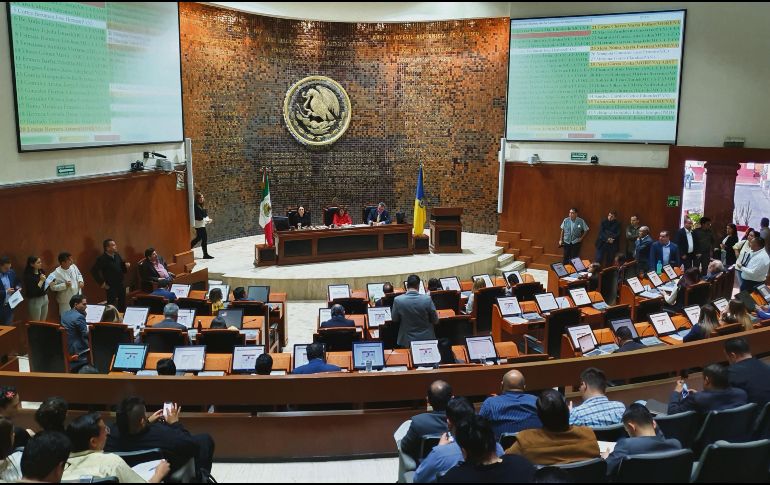 PROPUESTA.  En septiembre del año pasado, el pleno aprobó la creación de la figura del Congreso Constituyente en Jalisco. ESPEICAL