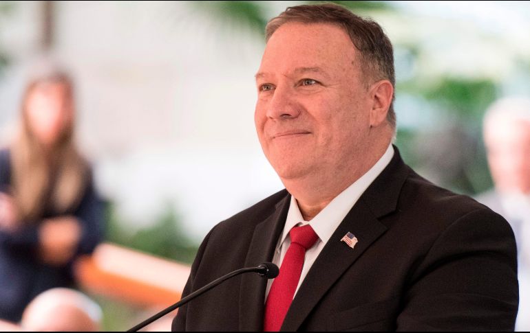 Pompeo aseguró que reforzará sus alianzas con México y los países de la región. AFP/E. Becerra