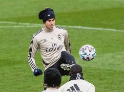 Listo. El galés está de vuelta y podría ver acción en el encuentro de hoy en la Copa del Rey. EFE