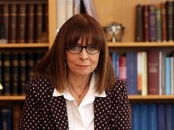 Sakellaropoulou logró 261 votos, muy por encima de los 200 que necesitaba para ser elegida. AFP/O. Panagiotou