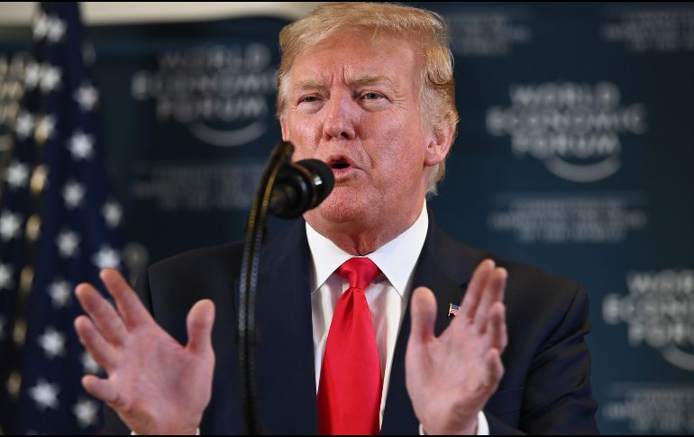 Trump aclaró que consideraba menores las lesiones porque había visto peores en esa zona de guerra. AFP/J. Watson