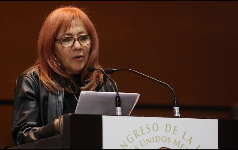Piedra Ibarra arremetió contra su antecesor, Raúl González. EFE/M. Guzmán