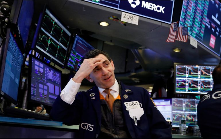 El índice industrial Dow Jones cedió un 0.09 por ciento hasta alcanzar 29 mil 160.09 puntos. AP/R. Drew