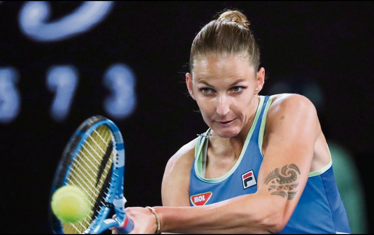 Karolina Pliskova. La checa venció a la alemana Laura Siegemund. AP