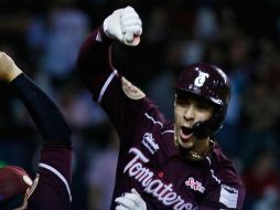 Joy Meneses destapó la ofensiva de Tomateros con jonrón en la segunda entrada. FACEBOOK/lmpbeisbol