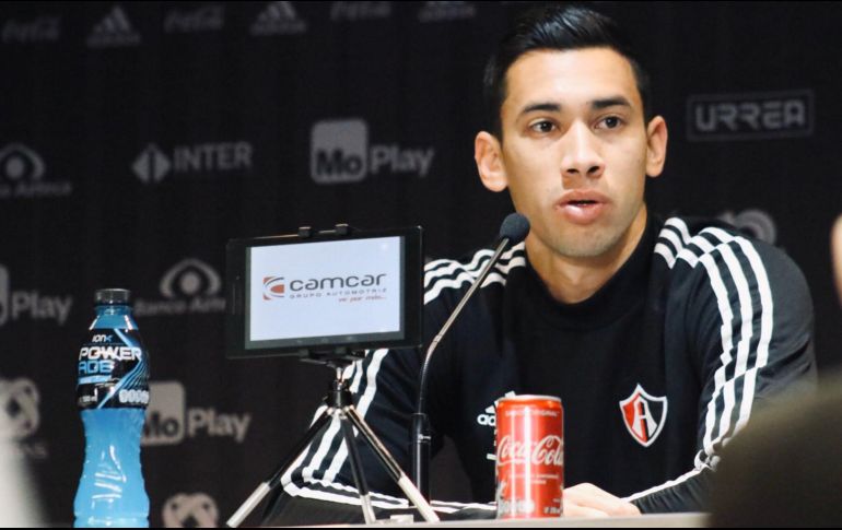 Govea asegura que en el equipo está creciendo de manera individual y eso beneficia en lo colectivo, lo cual espera se refleje en el duelo de la jornada tres. TWITTER / @atlasfc