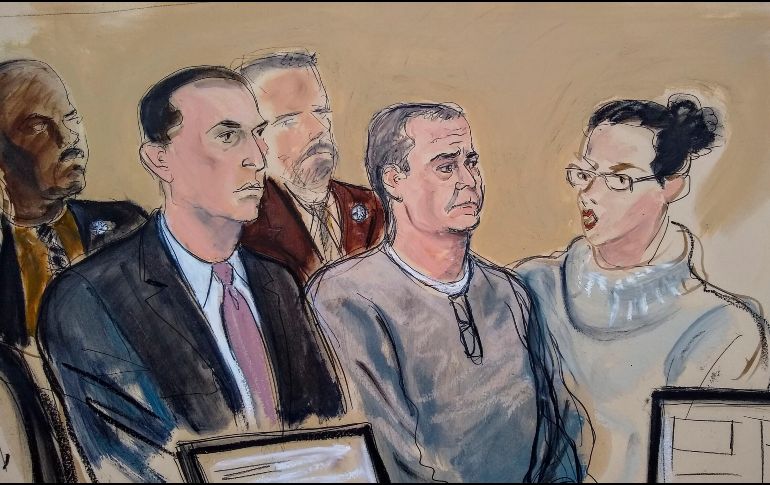 Este viernes, la Fiscalía de Nueva York presentó más pruebas contra García Luna que lo vinculan con otros cárteles. AP/ARCHIVO