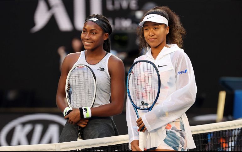 Coco Gauff venció a la japonesa y vigente campeona Naomi Osaka en la tercera ronda por parciales de 6-3 y 6-4. AFP/D. Gray