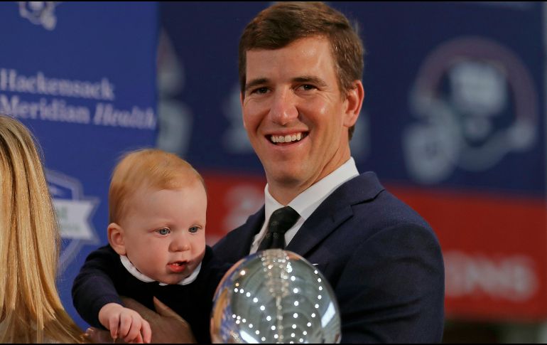 Manning será inducido al “Anillo de Honor” de los Giants, que como homenaje retirarán el jersey número “10”. AP/A. Hunger