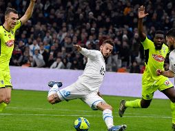 El nivel de juego del equipo marsellés fue muy pobre debido a la ausencia de su líder Dimitri Payet. AFP/G. Julien