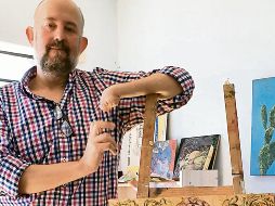 Arte. Antonio de La Muela posa desde su estudio. EL INFORMADOR / N. Gutiérrez