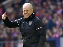 Valioso punto. Aguirre saca agua de las piedras. AFP