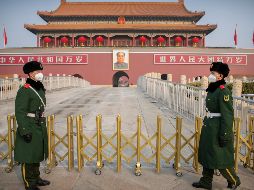 Muchos lugares turísticos como la Ciudad Prohibida en Pekín, en la imagen, fueron cerrados para reducir el riesgo de contagio. AP/M. Schiefelbein