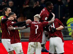 En medio de un sentido homenaje a Kobe Bryant, el AC Milan logró imponerse en un emocionante encuentro. AP/A. Calanni