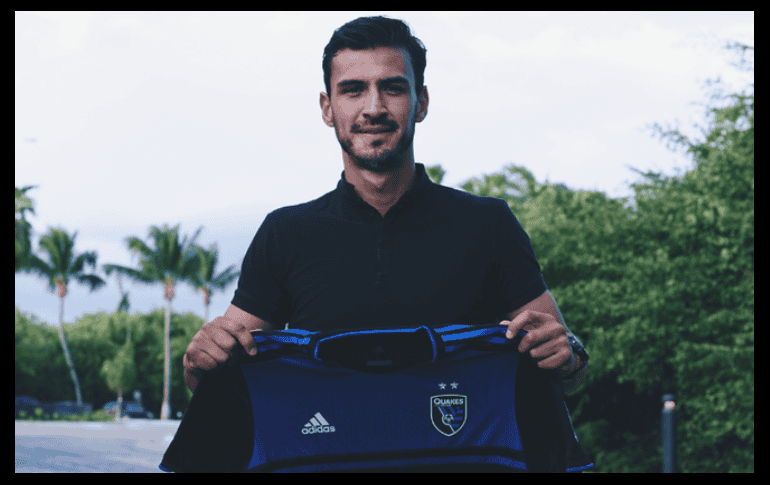 El San José Earthquakes dio a conocer el fichaje del jugador. TWITTER / @SJEarthquakes