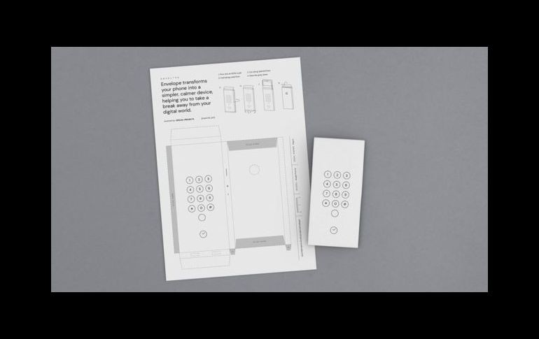 El sobre se puede armar en cualquier lugar utilizando el documento del Google y tijeras. GOOGLE