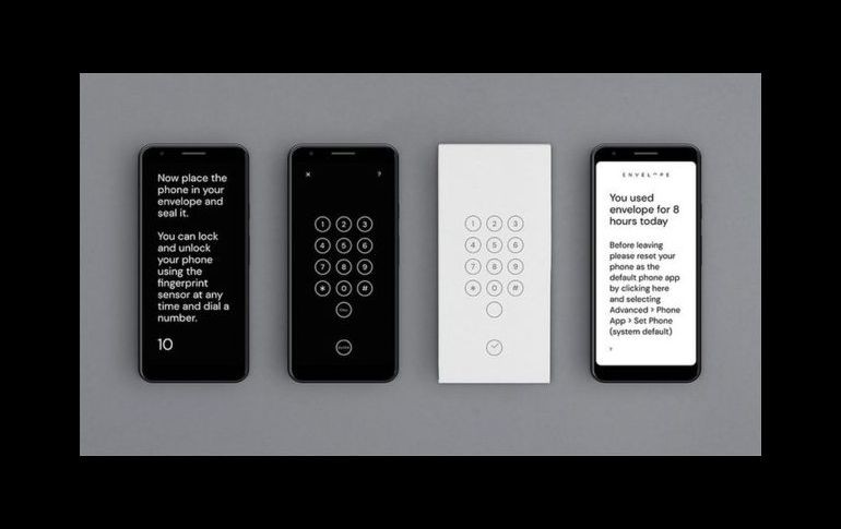 Cuando el celular es retirado del sobre, la aplicación le indica al usuario cuánto tiempo estuvo sin utilizar su móvil. GOOGLE