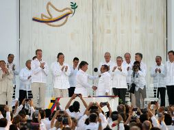 En 2016 el gobierno colombiano, encabezado por Juan Manuel Santos, firmó un acuerdo de paz con las FARC. AP/Archivo