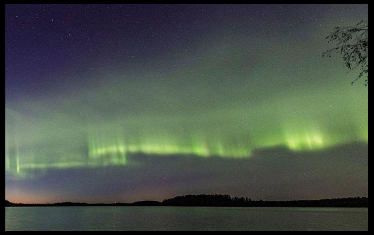 La nueva forma de aurora mostraba 