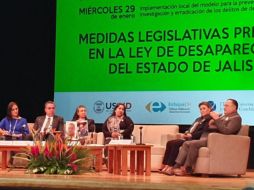 Cotero relató su experiencia como víctima tras la desaparición de su hija en el Foro en Materia de Personas Desaparecidas. EL INFORMADOR /