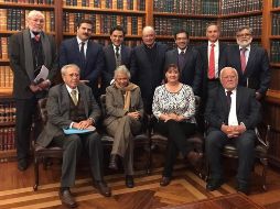 Al encuentro acudieron Jorge Alcocer Varela, Hugo López-Gatell Ramírez, Zoé Robledo y Luis Antonio Ramírez Pineda. TWITTER/@M_OlgaSCordero