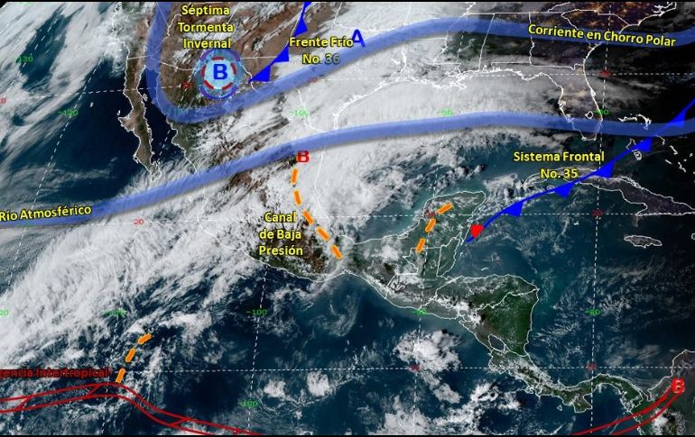 Recomiendan a la población tomar precauciones ante las bajas temperaturas. ESPECIAL/CONAGUA