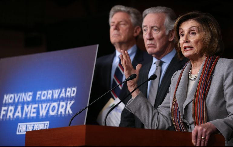 Las propuestas de los demócratas deben pasar por el Senado, dominado por los Republicanos, e incluso por el poder de veto presidencial. AFP/M. Tama