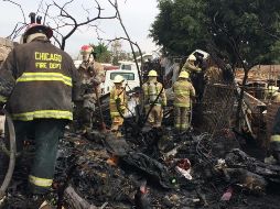 Hasta el momento se desconocen las causas que ocasionaron el fuego. ESPECIAL / Protección Civil Jalisco