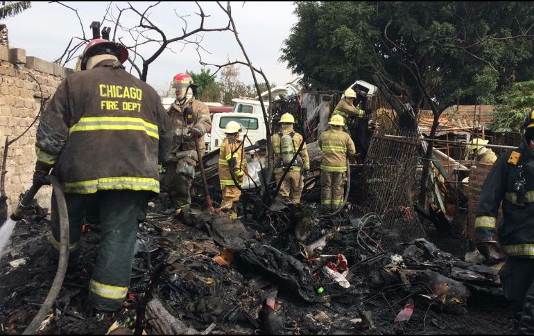Hasta el momento se desconocen las causas que ocasionaron el fuego. ESPECIAL / Protección Civil Jalisco
