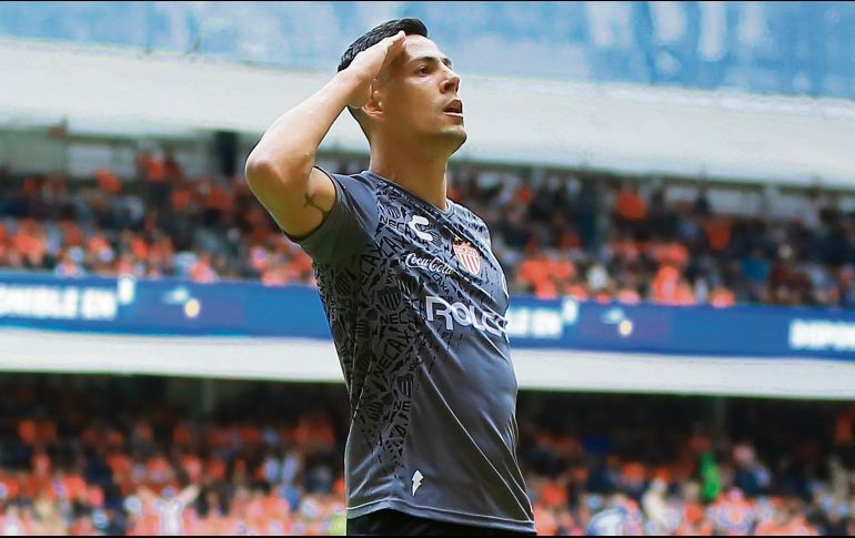 Mauro Quiroga. Suma dos goles con los necaxistas. IMAGO7