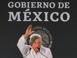 El Mandatario federal dice que vigilará a las firmas que prestan sus servicios al gobierno para la edificación de los grandes proyectos de infraestructura de su administración. NTX / J. Lira