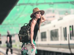 Trotamundos. En eso se ha convertido la actriz al transmitir sus experiencias de viaje. CORTESÍA