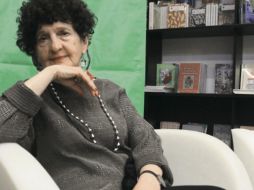 Autora. Margo Glantz dice no querer más homenajes y alista libro. EL INFORMADOR / E. Barrera