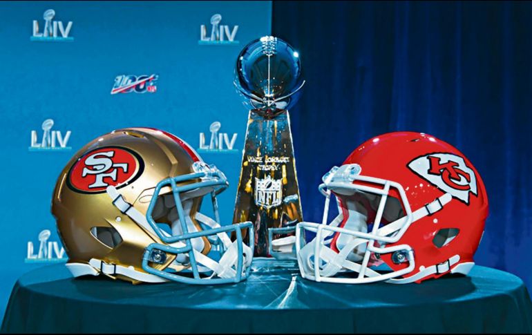 Los Chiefs buscan su segundo título; los  49ers el sexto que lo ponga a la par de las dos franquicias más ganadoras. AFP/C. Hawkins