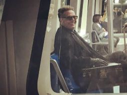 Luis Miguel fue captado en una de las líneas del metro en Madrid con dirección al aeropuerto de esa ciudad. INSTAGRAM / pistaspro