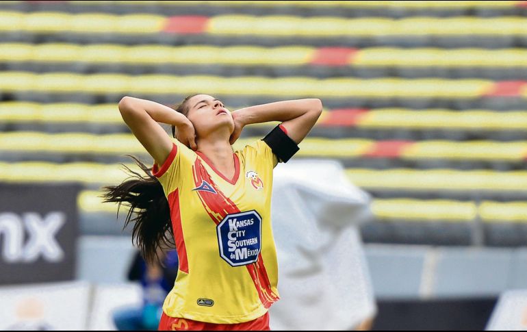 El del triunfo. Dalia Molina celebra tras conseguir la única anotación del partido. IMAGO7