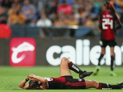 Primer revés. Jugadoras del Atlas lucen tristes tras la derrota sufrida ayer en Nuevo León. IMAGO7