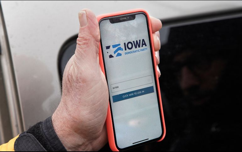 La app para el caucus resultó ser engorrosa para numerosos usuarios, dijeron fuentes partidistas. AP/N. Harnik