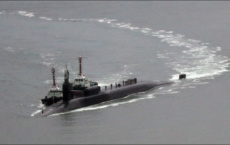 La ojiva nuclear W76-2 está diseñada para ser lanzada desde submarinos. AFP/ARCHIVO