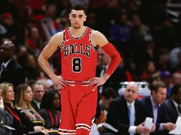 Zach LaVine . El jugador de los Bulls será uno de los participantes en el evento del próximo sábado. AP