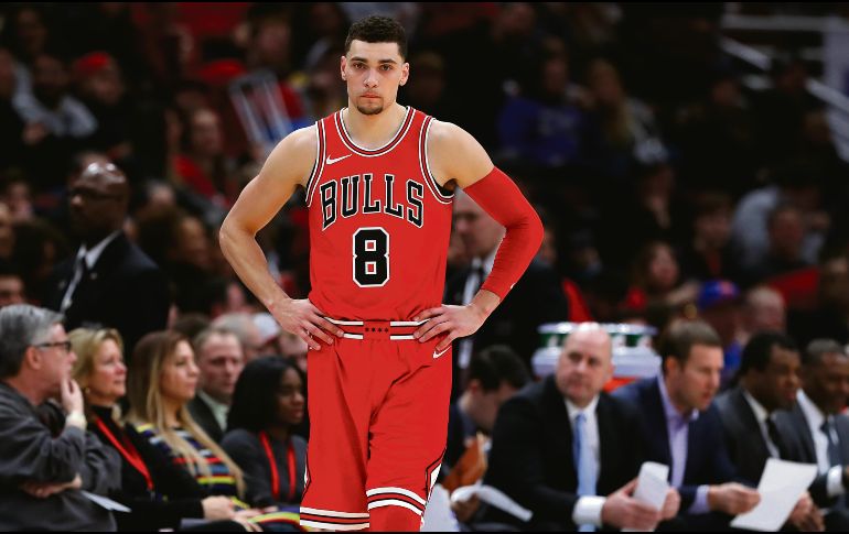 Zach LaVine . El jugador de los Bulls será uno de los participantes en el evento del próximo sábado. AP