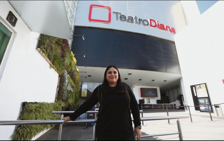 Laura Zapata. La coordinadora del Teatro Diana alista los festejos del recinto con actividades gratis. ESPECIAL