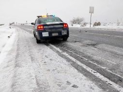 Las probabilidades de caída de nieve y aguanieve se mantendrán para la región norte del estado. TWITTER / @GN_Carreteras