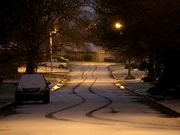 En el noroeste de Texas se pronostican entre 10 y 20 centímetros de nieve. AP /