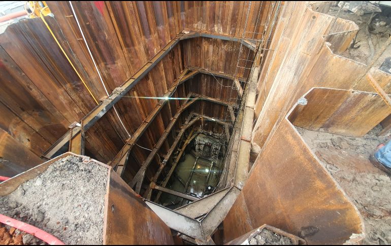 La segunda parada fue en el colector de las Pintitas. EL INFORMADOR / E. Barrera