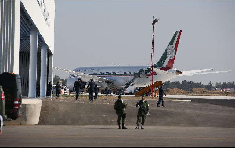 De acuerdo con el último avalúo de la oficina de transparencia de la ONU, el avión presidencial tiene un costo de 130 millones de dólares. EL INFORMADOR/ARCHIVO