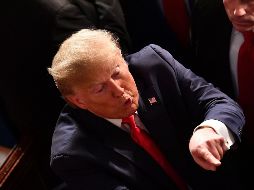 Trump fue absuelto este miércoles por el Senado en el juicio político contra él por presiones a Ucrania. AFP/ARCHIVO